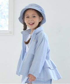 Lycee mine / リセマイン ブルゾン | 【撥水加工】バックフリルAラインマウンテンパーカ(収納袋付き)