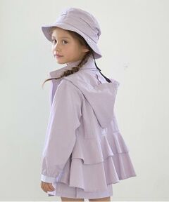 Lycee mine / リセマイン ブルゾン | 【撥水加工】バックフリルAラインマウンテンパーカ(収納袋付き)