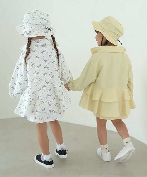 Lycee mine / リセマイン ブルゾン | 【撥水加工】バックフリルAラインマウンテンパーカ(収納袋付き) | 詳細13