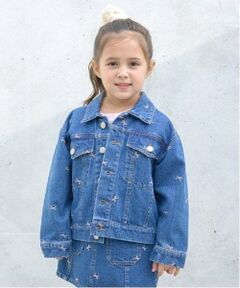 Lycee mine / リセマイン ブルゾン | 【LOVE DENIM】アソート刺しゅう総柄Gジャン