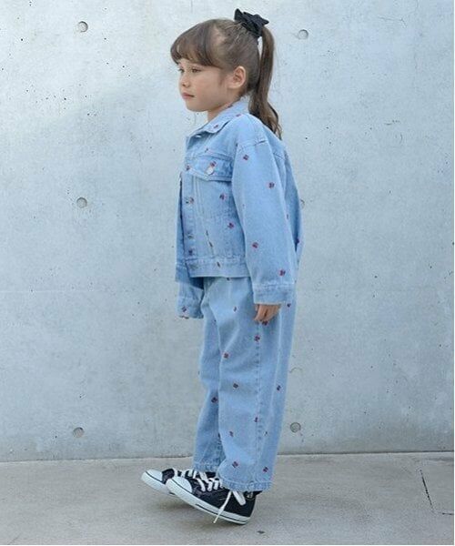 Lycee mine / リセマイン ブルゾン | 【LOVE DENIM】アソート刺しゅう総柄Gジャン | 詳細13