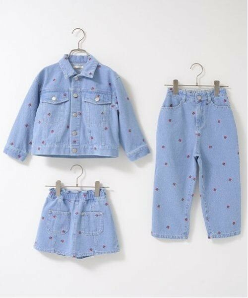 Lycee mine / リセマイン ブルゾン | 【LOVE DENIM】アソート刺しゅう総柄Gジャン | 詳細19