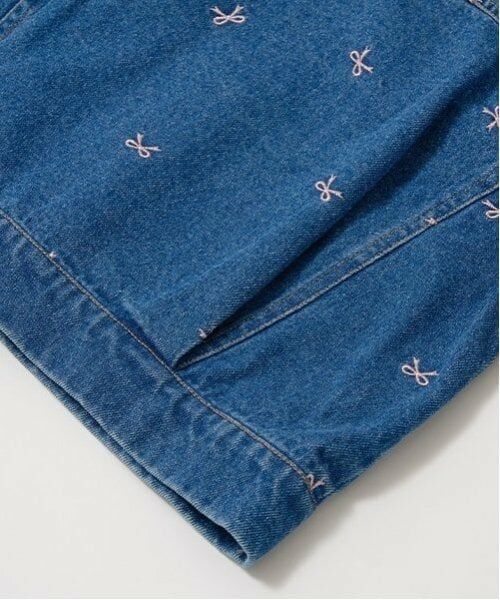 Lycee mine / リセマイン ブルゾン | 【LOVE DENIM】アソート刺しゅう総柄Gジャン | 詳細4