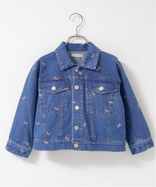 Lycee mine / リセマイン ブルゾン | 【LOVE DENIM】アソート刺しゅう総柄Gジャン | 詳細6