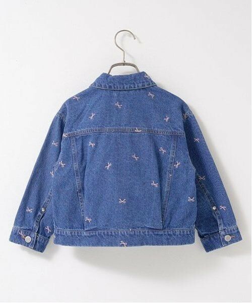 Lycee mine / リセマイン ブルゾン | 【LOVE DENIM】アソート刺しゅう総柄Gジャン | 詳細7