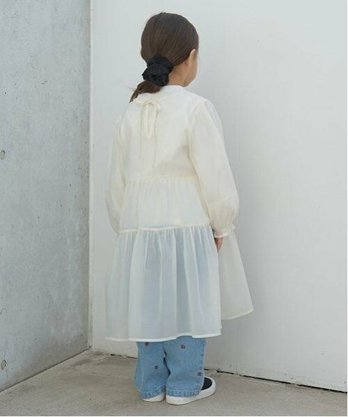 Lycee mine / リセマイン ミニ丈・ひざ丈ワンピース | シアーティアードワンピース | 詳細10