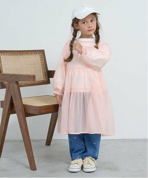 Lycee mine / リセマイン ミニ丈・ひざ丈ワンピース | シアーティアードワンピース | 詳細12