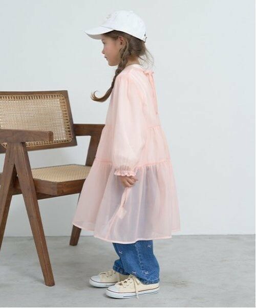 Lycee mine / リセマイン ミニ丈・ひざ丈ワンピース | シアーティアードワンピース | 詳細13