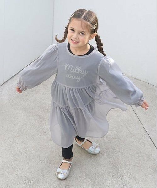 Lycee mine / リセマイン ミニ丈・ひざ丈ワンピース | シアーティアードワンピース | 詳細14