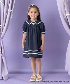 Lycee mine / リセマイン ミニ丈・ひざ丈ワンピース | 【サンリオキャラクターズ】シナモロールセーラー衿パフワンピース