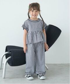 Lycee mine / リセマイン その他パンツ | 【セットアップ】フリルブラウス&フリルワイドパンツ