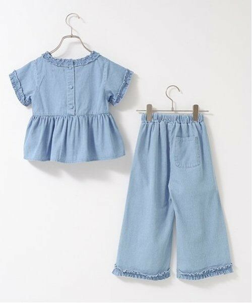 Lycee mine / リセマイン その他パンツ | 【セットアップ】フリルブラウス&フリルワイドパンツ | 詳細3