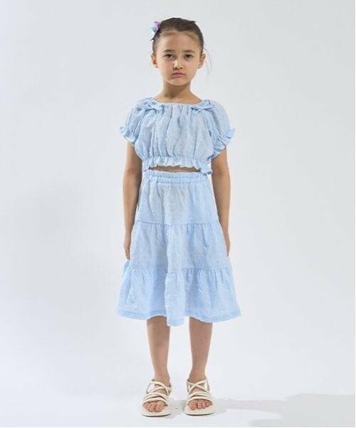 Lycee mine / リセマイン シャツ・ブラウス | 【前後どっちでもOK!】ブラウス&ティアードスカートセット | 詳細1