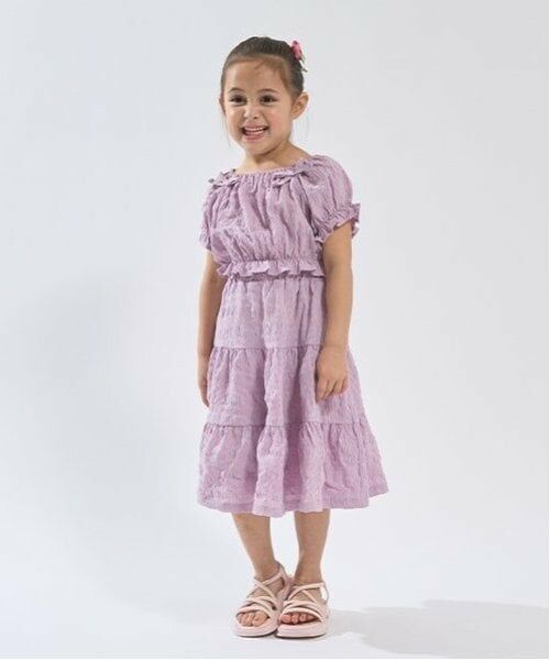 Lycee mine / リセマイン シャツ・ブラウス | 【前後どっちでもOK!】ブラウス&ティアードスカートセット（ライラック）