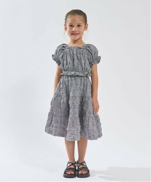 Lycee mine / リセマイン シャツ・ブラウス | 【前後どっちでもOK!】ブラウス&ティアードスカートセット（黒）