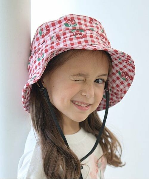 Lycee mine / リセマイン ハット | 【撥水加工】小さく収納できるハット（赤）