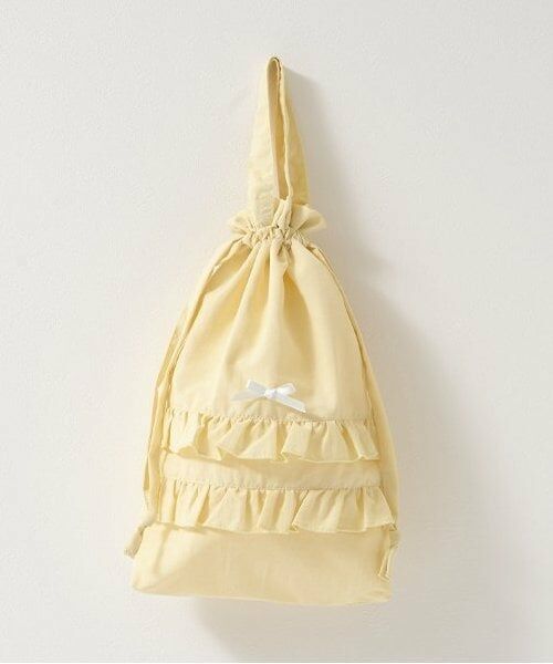 Lycee mine / リセマイン ポーチ | 【撥水加工】シューズバッグ（クリーム）