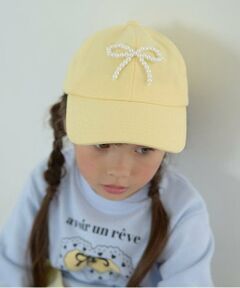 Lycee mine / リセマイン キャップ | パール調リボン付きキャップ