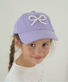 Lycee mine / リセマイン キャップ | パール調リボン付きキャップ