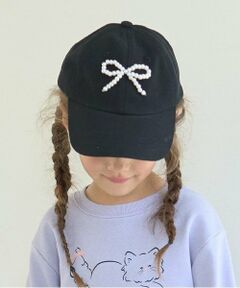 Lycee mine / リセマイン キャップ | パール調リボン付きキャップ