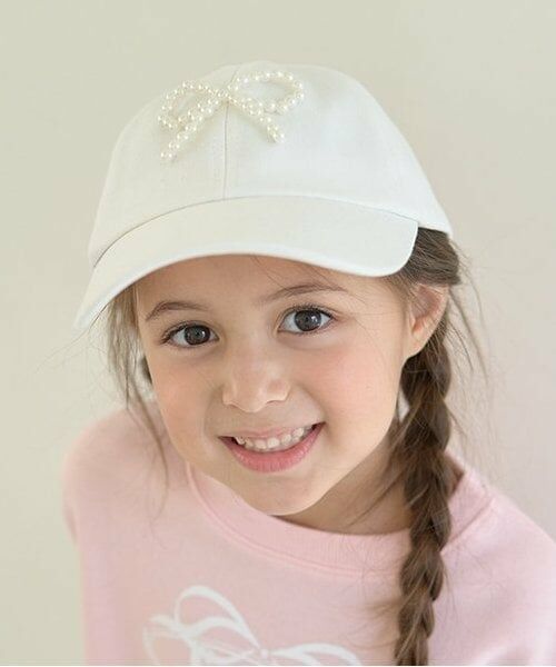 Lycee mine / リセマイン キャップ | パール調リボン付きキャップ | 詳細11