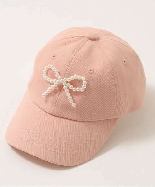 Lycee mine / リセマイン キャップ | パール調リボン付きキャップ | 詳細3