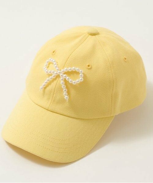 Lycee mine / リセマイン キャップ | パール調リボン付きキャップ | 詳細4