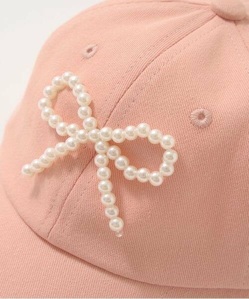 Lycee mine / リセマイン キャップ | パール調リボン付きキャップ | 詳細9