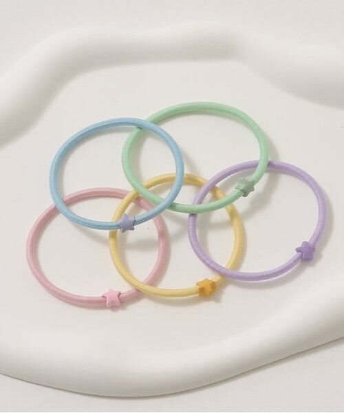 Lycee mine / リセマイン ヘアゴム・シュシュ | スターヘアゴム5Pセット（マルチ）