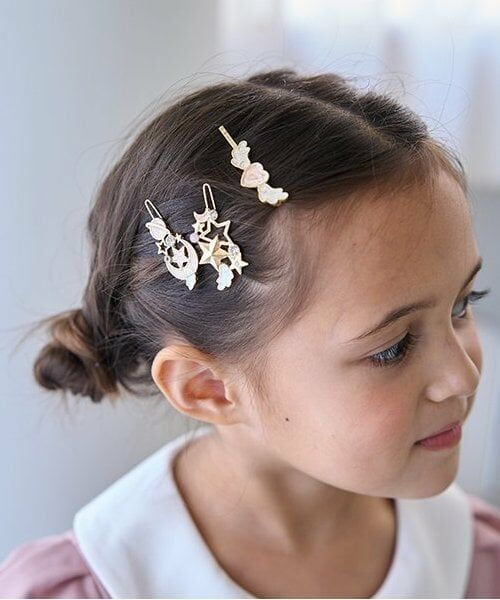 Lycee mine / リセマイン ヘアピン | ムーン&スターウィングヘアクリップ3Pセット | 詳細6