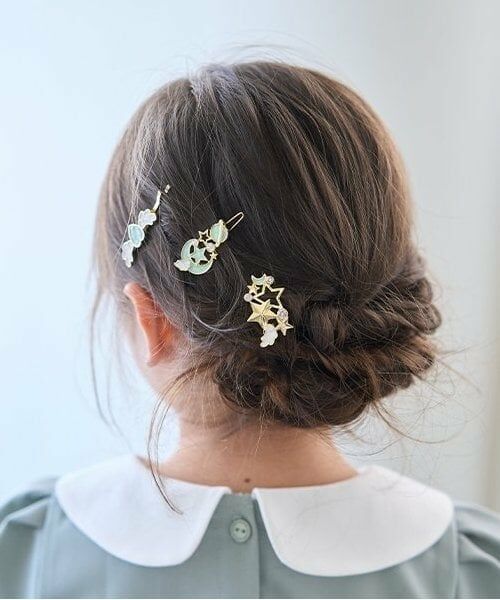 Lycee mine / リセマイン ヘアピン | ムーン&スターウィングヘアクリップ3Pセット | 詳細7