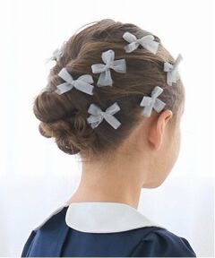 Lycee mine / リセマイン ヘアピン | チュールリボンちびヘアクリップ10Pセット