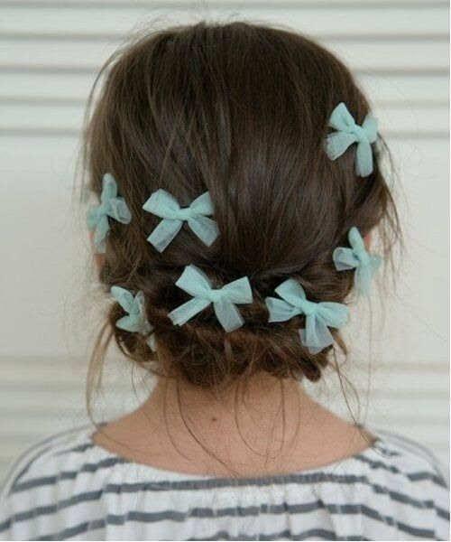 Lycee mine / リセマイン ヘアピン | チュールリボンちびヘアクリップ10Pセット | 詳細11