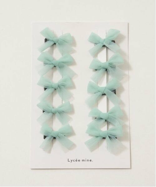 Lycee mine / リセマイン ヘアピン | チュールリボンちびヘアクリップ10Pセット | 詳細4