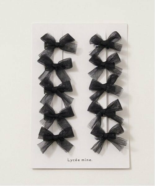 Lycee mine / リセマイン ヘアピン | チュールリボンちびヘアクリップ10Pセット | 詳細5