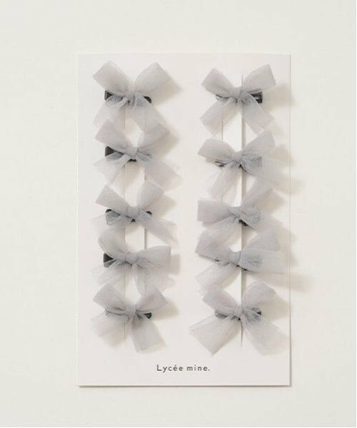 Lycee mine / リセマイン ヘアピン | チュールリボンちびヘアクリップ10Pセット | 詳細6