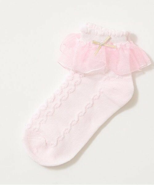 Lycee mine / リセマイン ソックス | ちびリボン付きフリルソックス | 詳細3