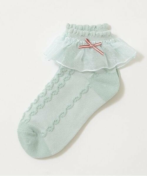 Lycee mine / リセマイン ソックス | ちびリボン付きフリルソックス | 詳細4