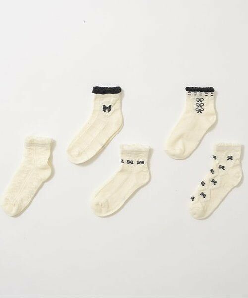 Lycee mine / リセマイン ソックス | モノトーンクルーソックス | 詳細1