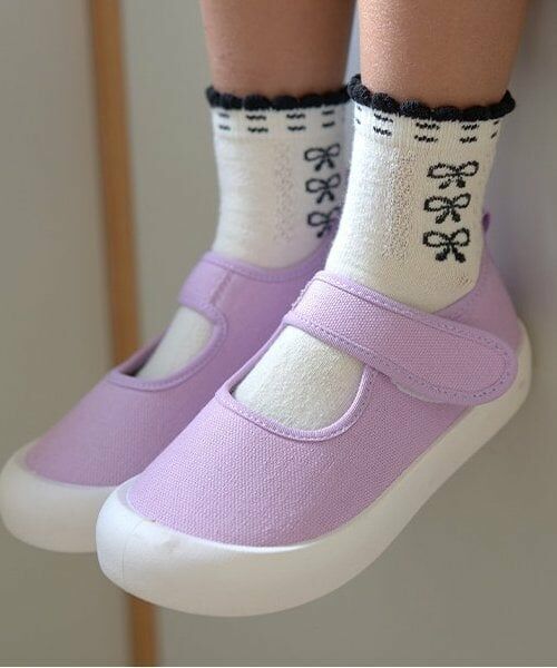 Lycee mine / リセマイン ソックス | モノトーンクルーソックス（黒）