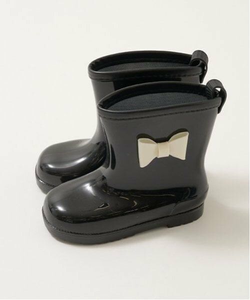 Lycee mine / リセマイン レインシューズ | リボン付きバイカラーレインブーツ | 詳細3