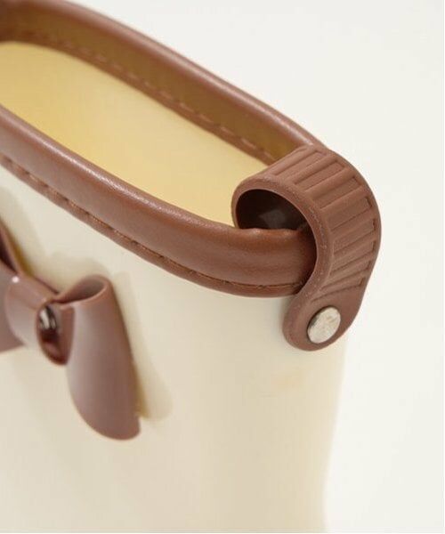 Lycee mine / リセマイン レインシューズ | リボン付きバイカラーレインブーツ | 詳細8