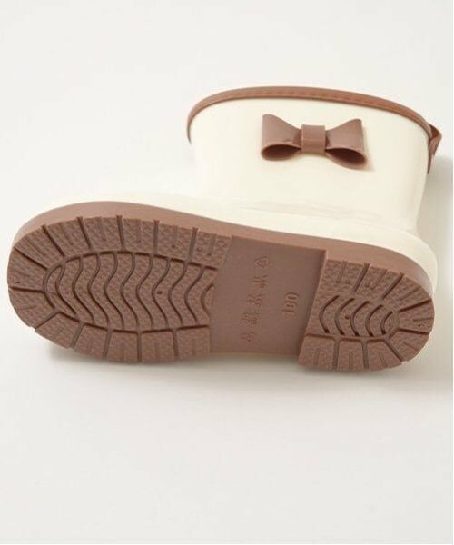 Lycee mine / リセマイン レインシューズ | リボン付きバイカラーレインブーツ | 詳細9