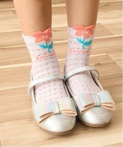 Lycee mine / リセマイン ソックス | チェックシアーフラワーアソートソックス