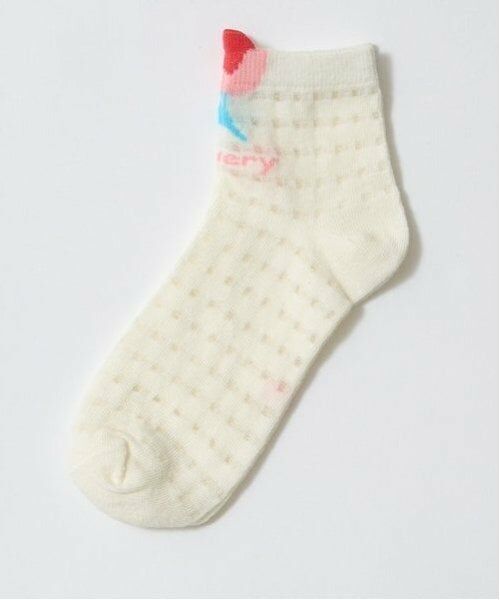 Lycee mine / リセマイン ソックス | チェックシアーフラワーアソートソックス | 詳細10
