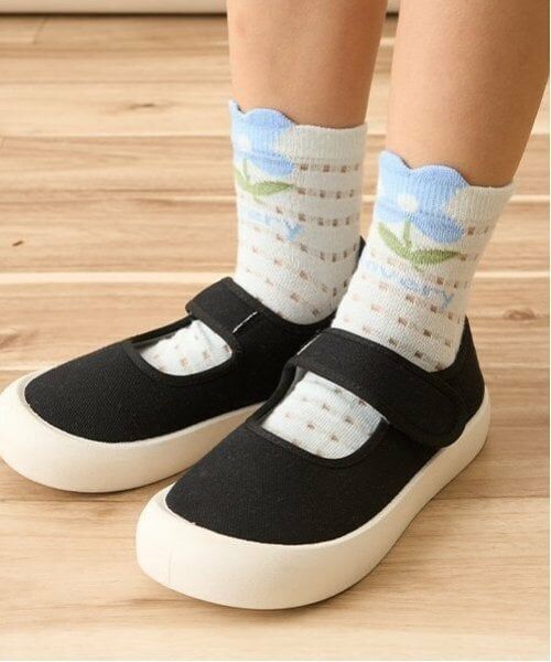 Lycee mine / リセマイン ソックス | チェックシアーフラワーアソートソックス | 詳細2