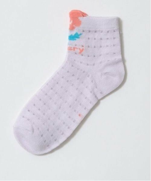 Lycee mine / リセマイン ソックス | チェックシアーフラワーアソートソックス | 詳細6