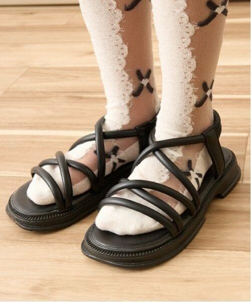 Lycee mine / リセマイン サンダル | クロスストラップサンダル | 詳細1