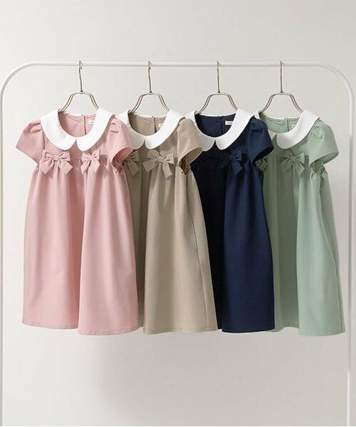 Lycee mine / リセマイン ドレス | 【オケージョン対応】丸衿リボン付きワンピース | 詳細1