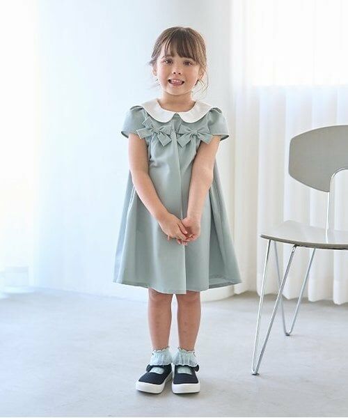 Lycee mine / リセマイン ドレス | 【オケージョン対応】丸衿リボン付きワンピース | 詳細16